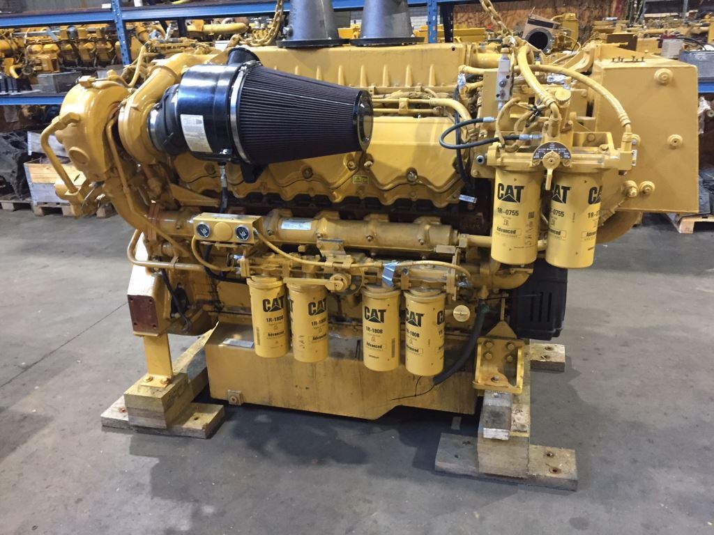 High Hour Runner Caterpillar C32 1000HP Diesel  Marine Engine Item-15940 9
