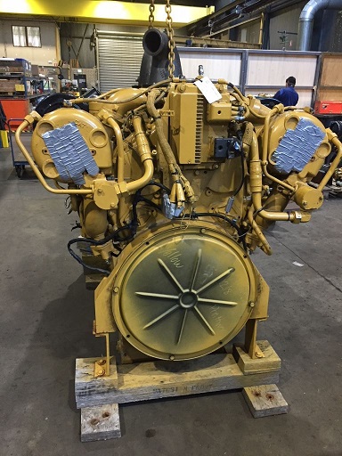 High Hour Runner Caterpillar C32 1000HP Diesel  Marine Engine Item-15941 1