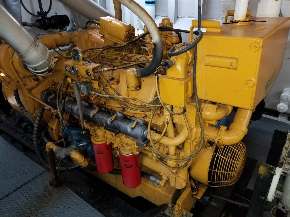 Good Used Caterpillar 3412D DITTA 617HP Diesel  Marine Engine Item-15989 0