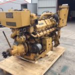High Hour Runner Caterpillar 3412 DIT 615HP Diesel  Marine Engine Item-15965 2