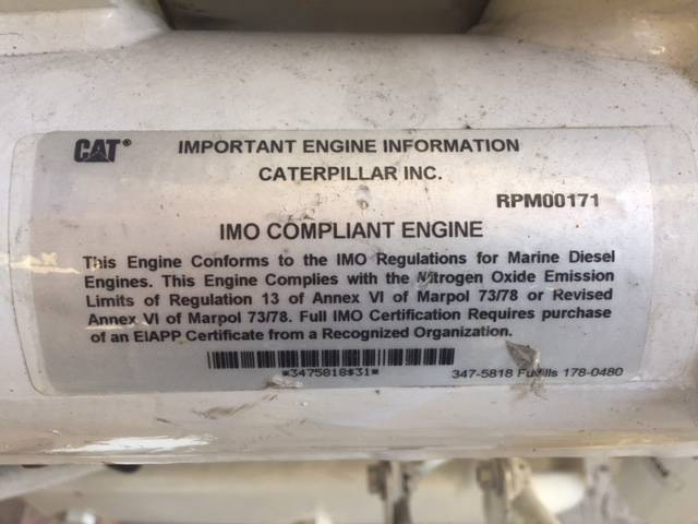 Low Hour Caterpillar C32 ACERT 1900HP Diesel  Marine Engine Item-15992 8