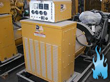 Like New Olympian A4350 Natural Gas 100KW  Generator Set Item-05317 0