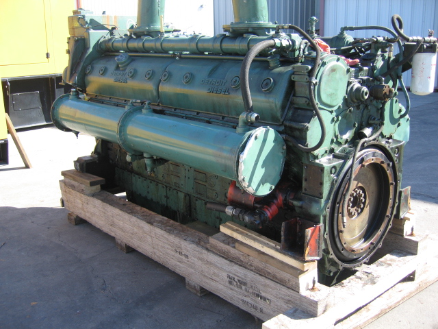 Good Used Detroit Diesel 16V149 930HP Diesel  Marine Engine Item-09913 0