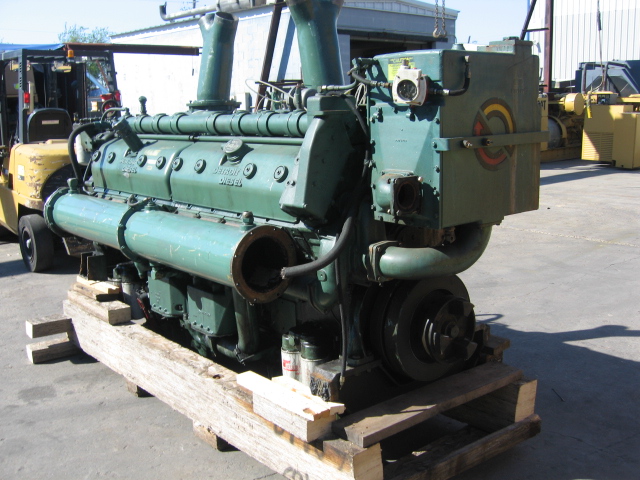 Good Used Detroit Diesel 16V149 930HP Diesel  Marine Engine Item-09913 1