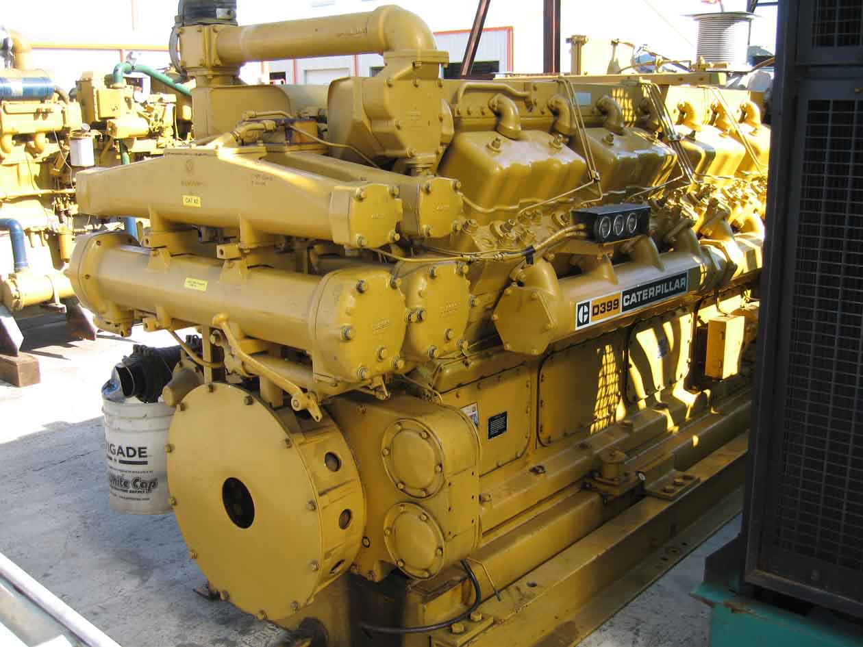 Low Hour Caterpillar D399 800KW  Generator Set Item-09947 3