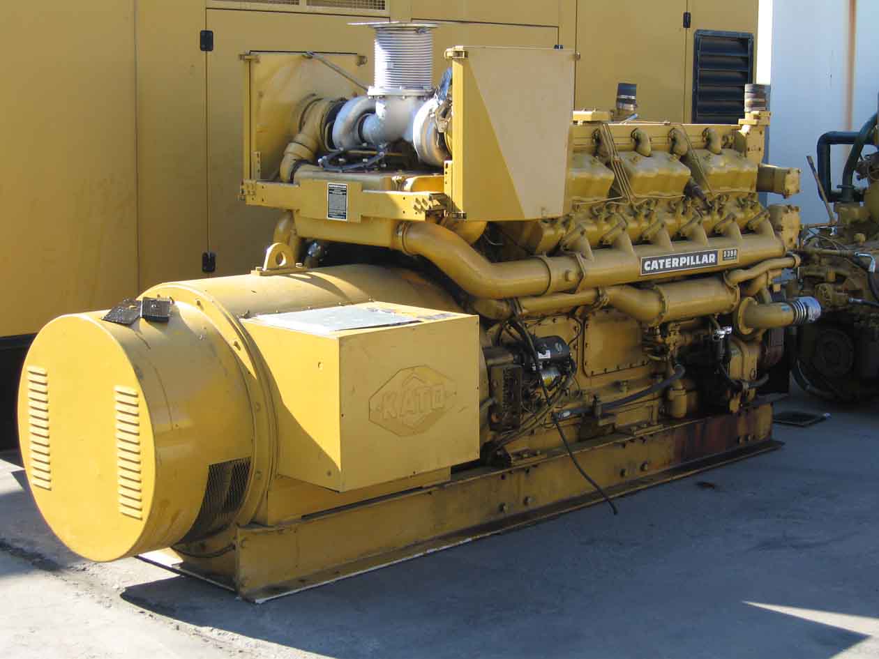 Low Hour Caterpillar D398 600KW  Generator Set Item-09948 1
