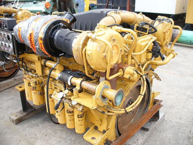 Good Used Caterpillar C32 1400HP Diesel  Marine Engine Item-09950 1