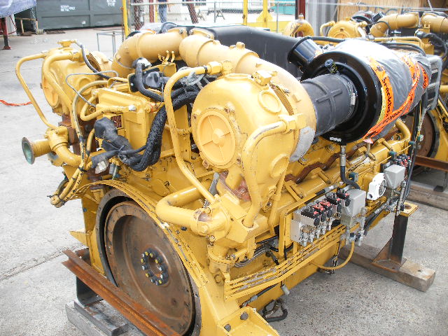 Good Used Caterpillar C32 1400HP Diesel  Marine Engine Item-09950 2