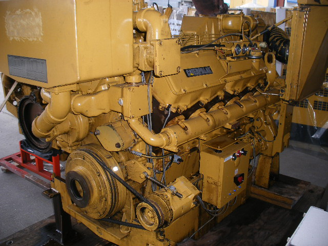 High Hour Runner Caterpillar 3412 DITA 720HP Diesel  Marine Engine Item-13552 1