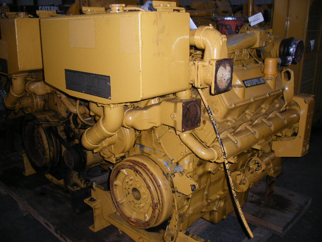 High Hour Runner Caterpillar 3408 DITA 480HP Diesel  Marine Engine Item-13558 3