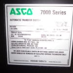 Like New ASCO D07ATSA20200F5XC 200 Amp  Transfer Switch Item-14007 2