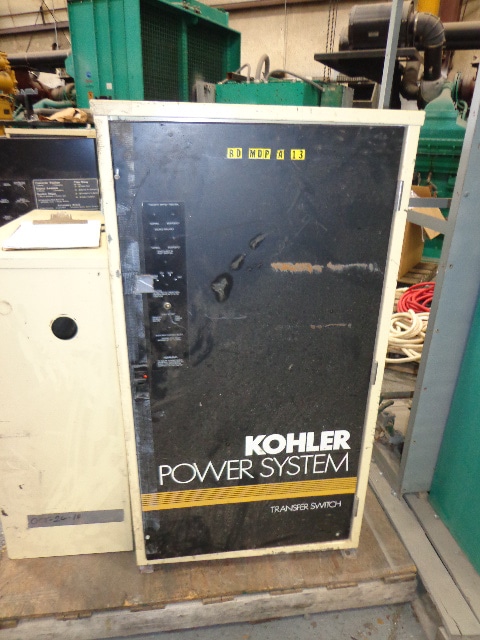 Low Hour Kohler K-168541-0400 400 Amp  Transfer Switch Item-14012 0