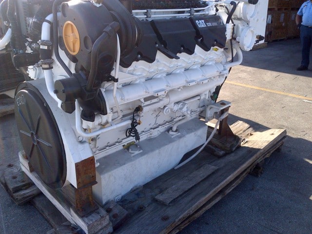 New Surplus Caterpillar C32 850HP Diesel  Marine Engine Item-14059 3