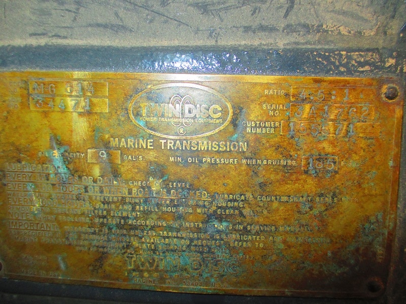 Twin Disc MG514B 4.5  Marine Transmission Item-14205 3