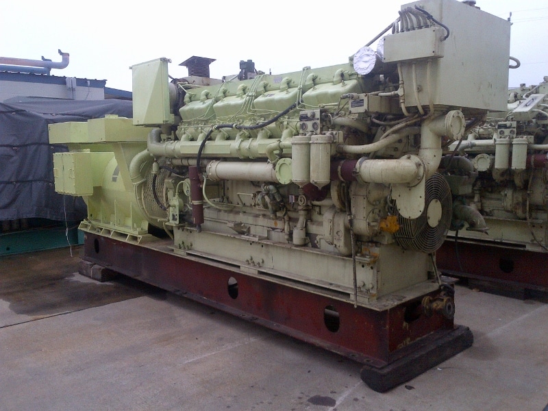 High Hour Runner Caterpillar D399 1010HP Diesel  Marine Engine Item-14218 1