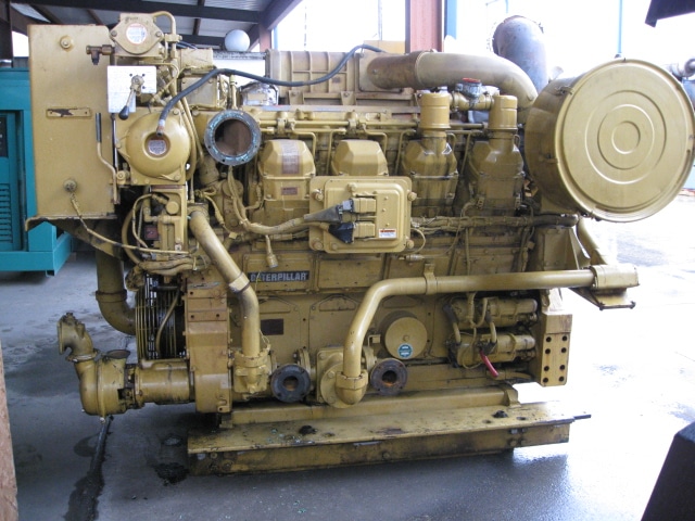 High Hour Runner Caterpillar 3508B DITA SCAC 1050HP Diesel  Marine Engine Item-14332 2