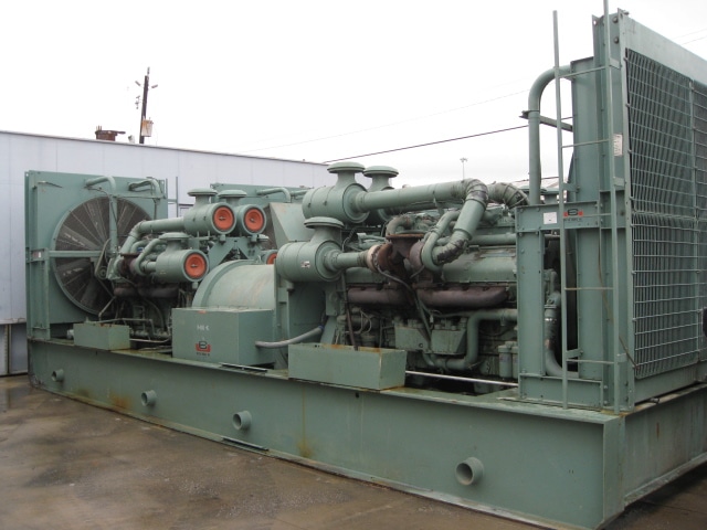 Good Used Detroit Diesel 16V-149TI 2100KW  Generator Set Item-14334 0