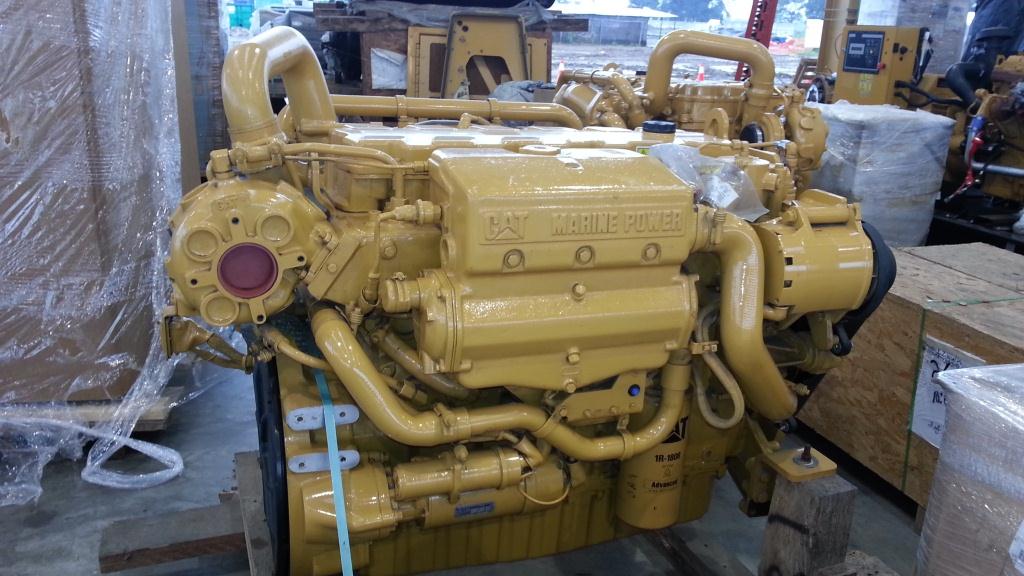 New Surplus Caterpillar C9 DITA 253HP Diesel  Marine Engine Item-14347 0
