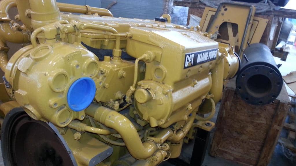 New Surplus Caterpillar C9 DITA 253HP Diesel  Marine Engine Item-14347 6