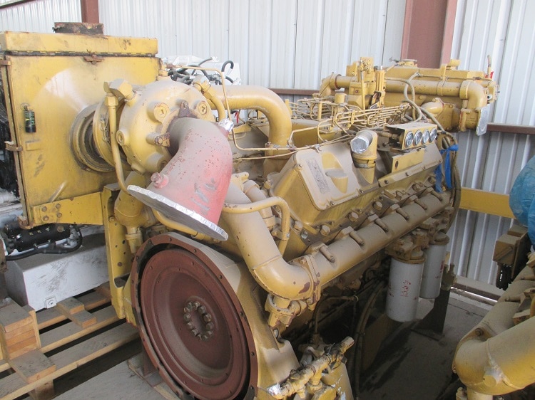 High Hour Runner Caterpillar 3412 DIT 600HP Diesel  Marine Engine Item-14394 0