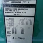 Like New Cummins KTA50G3 1250KW  Generator Set Item-14419 3