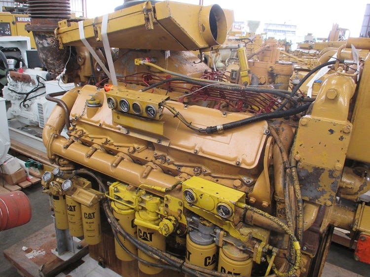 High Hour Runner Caterpillar 3412 DITA 671HP Diesel  Marine Engine Item-14428 1