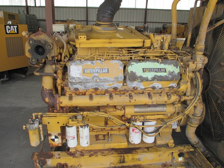 Low Hour Caterpillar 3412 DITA 831HP Diesel  Marine Engine Item-14429 3