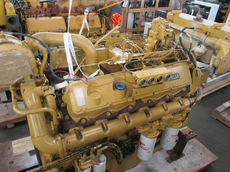 High Hour Runner Caterpillar 3412 DIT 540HP Diesel  Marine Engine Item-14431 0