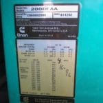 Low Hour Cummins LTA-10G1 200KW  Generator Set Item-14436 1