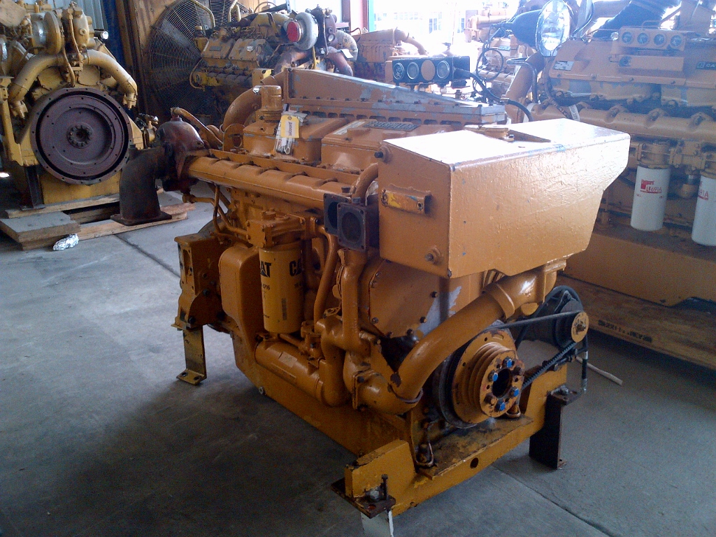 High Hour Runner Caterpillar 3406B DITA 322HP Diesel  Marine Engine Item-14557 1