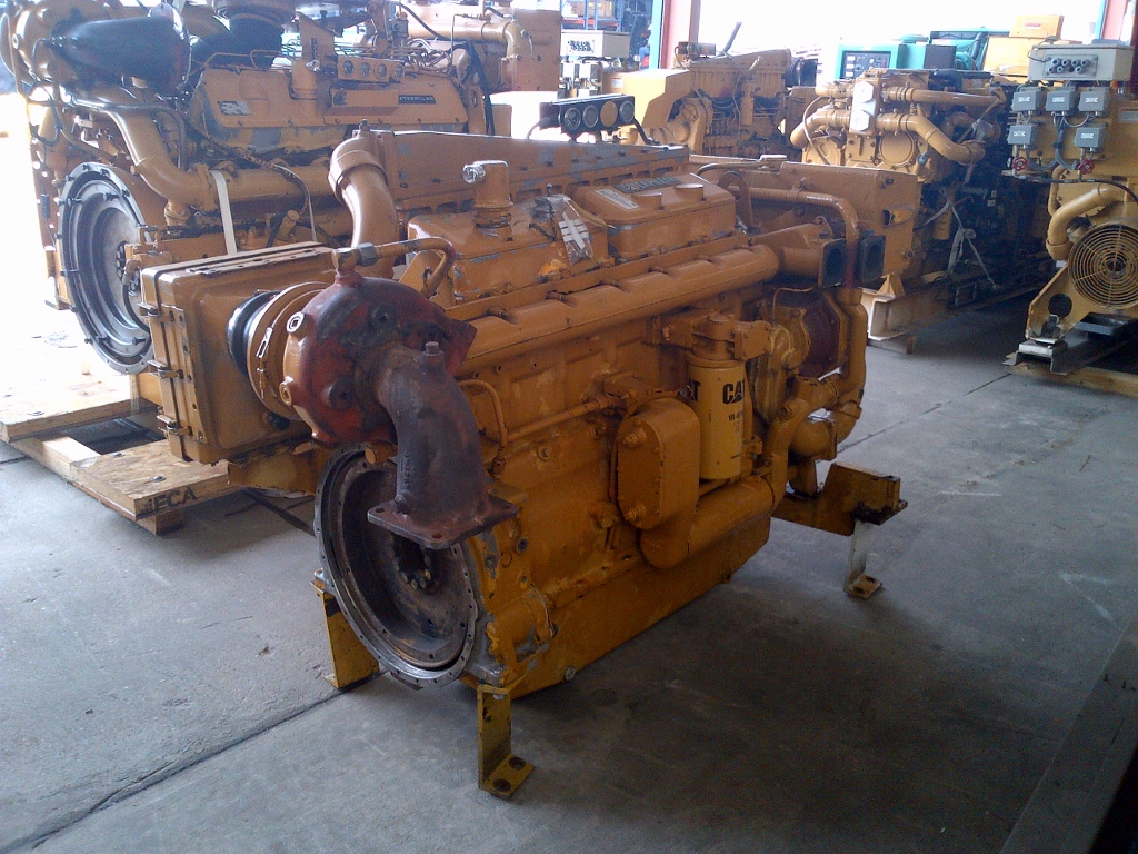 High Hour Runner Caterpillar 3406B DITA 322HP Diesel  Marine Engine Item-14557 2
