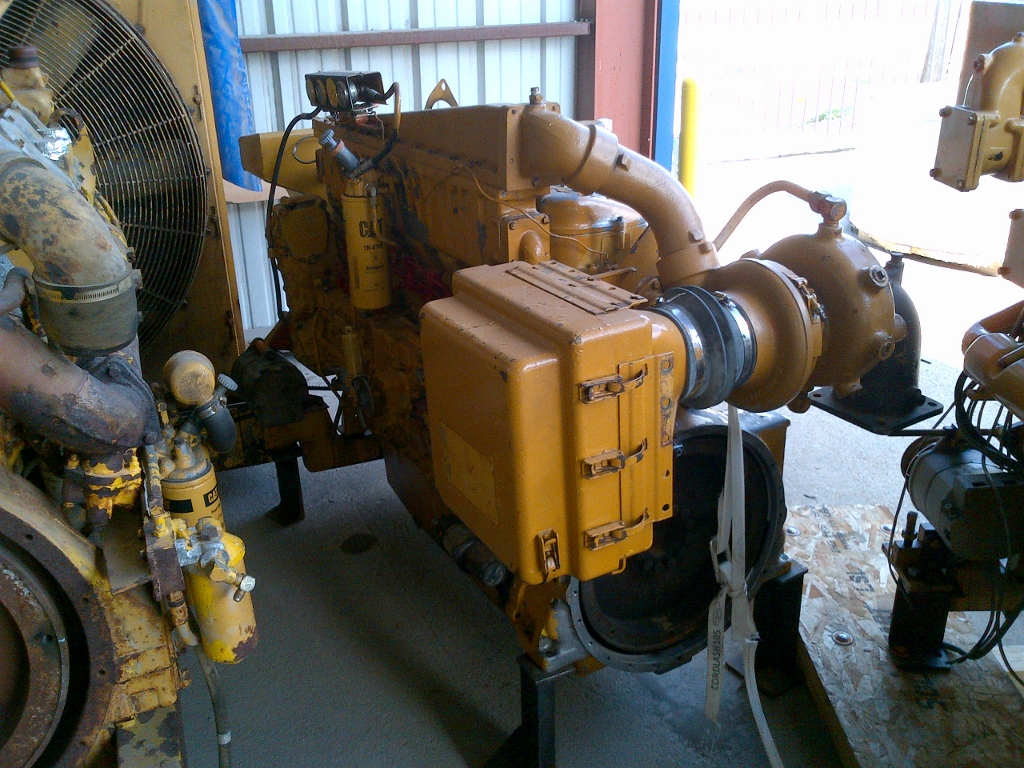 High Hour Runner Caterpillar 3406B DITA 322HP Diesel  Marine Engine Item-14558 2