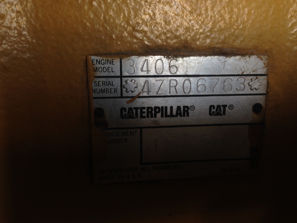 Low Hour Caterpillar 3406C 350KW  Generator Set Item-14571 1