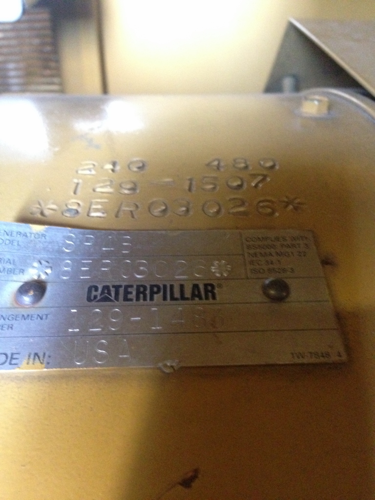 Low Hour Caterpillar 3406C 350KW  Generator Set Item-14571 4