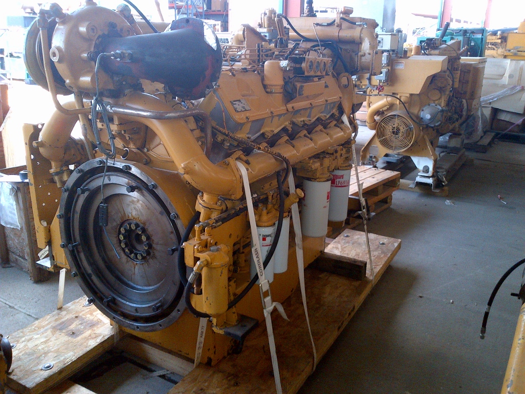 High Hour Runner Caterpillar 3412 DIT 540HP Diesel  Marine Engine Item-14603 1
