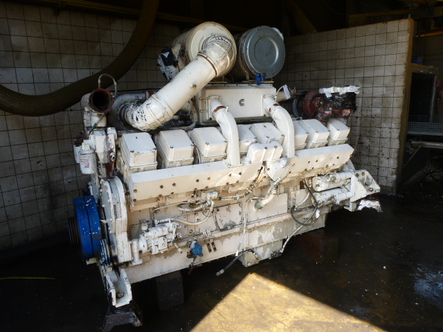 High Hour Runner Cummins KTA50-M 1100HP Diesel  Marine Engine Item-14608 3