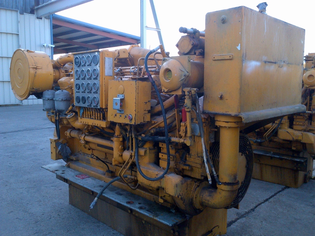 High Hour Runner Caterpillar 3512 DITA 1200HP Diesel  Marine Engine Item-14617 0