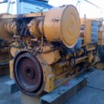 High Hour Runner Caterpillar 3512 DITA 1200HP Diesel  Marine Engine Item-14617 3
