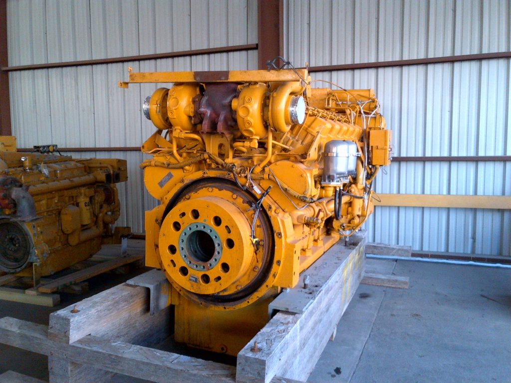 High Hour Runner Caterpillar 3512 DITA 1200HP Diesel  Marine Engine Item-14619 1