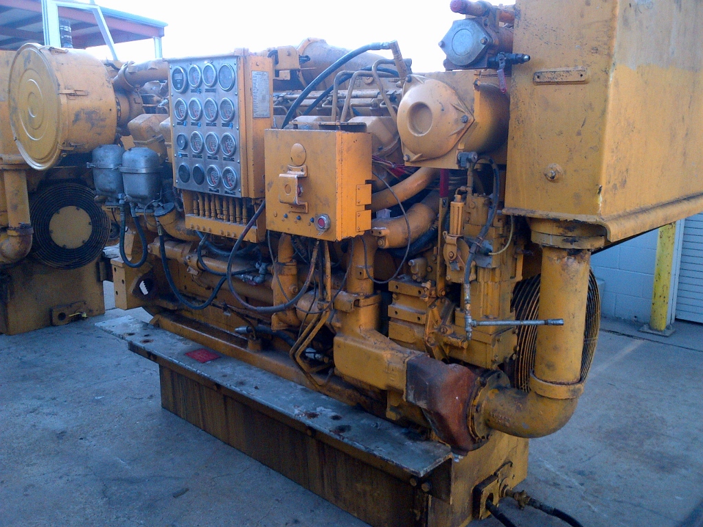 Top End Overhaul Caterpillar 3512 DITA 1200HP Diesel  Marine Engine Item-14620 1