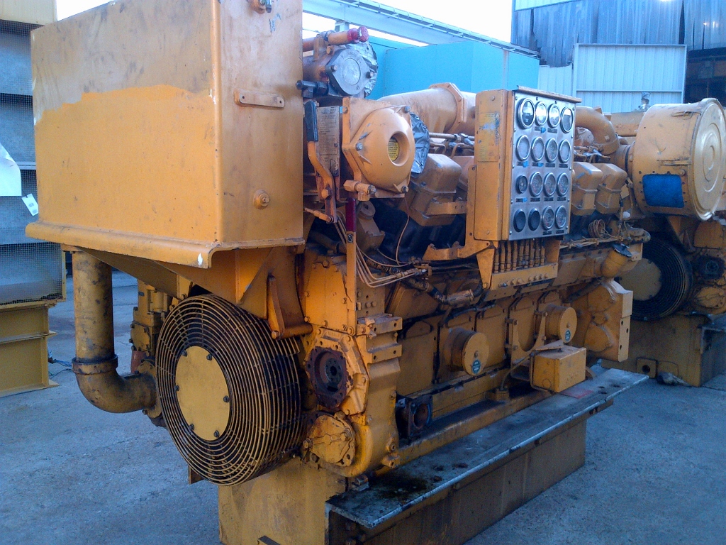 Top End Overhaul Caterpillar 3512 DITA 1200HP Diesel  Marine Engine Item-14621 3