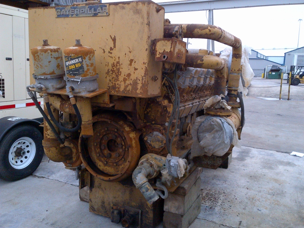 High Hour Runner Caterpillar 3512 DITA 1060HP Diesel  Marine Engine Item-14699 1