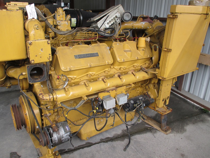 High Hour Caterpillar 3412 DIT 540HP Diesel  Marine Engine Item-14835 1