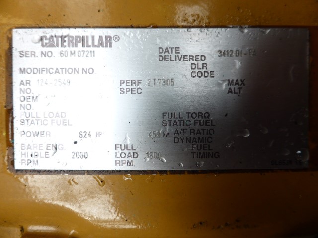 In-Framed Caterpillar 3412 DIT 615HP Diesel  Marine Engine Item-14836 1