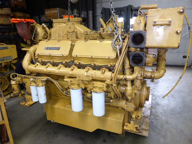 High Hour Runner Caterpillar 3412 DITA 671HP Diesel  Marine Engine Item-14844 4
