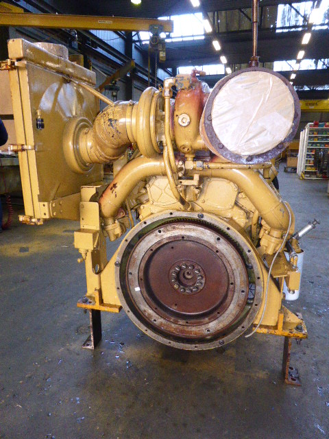 High Hour Runner Caterpillar 3412 DIT 540HP Diesel  Marine Engine Item-14848 1
