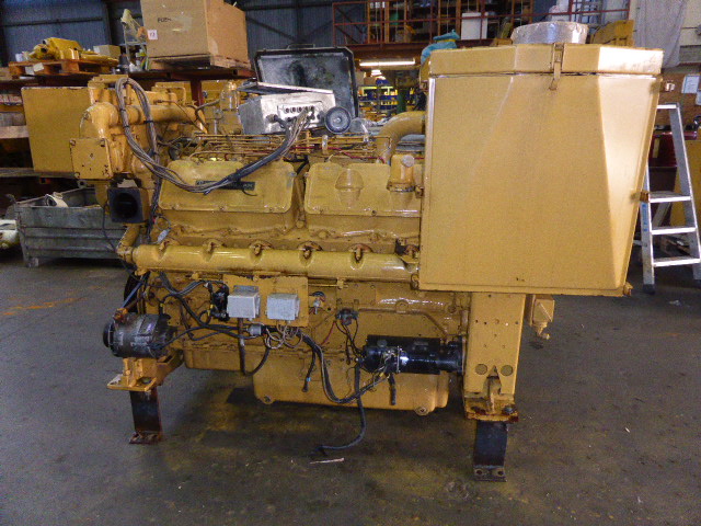 High Hour Runner Caterpillar 3412 DIT 540HP Diesel  Marine Engine Item-14848 2