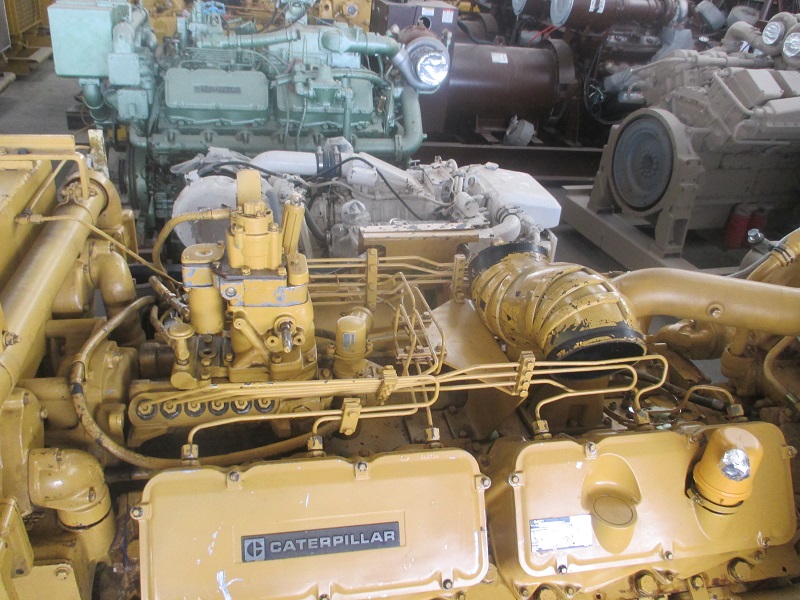 High Hour Caterpillar 3412 DIT 540HP Diesel  Marine Engine Item-15005 2