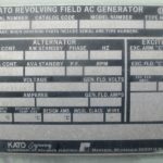 Good Used Kato 1000KW  Generator End Item-15012 4