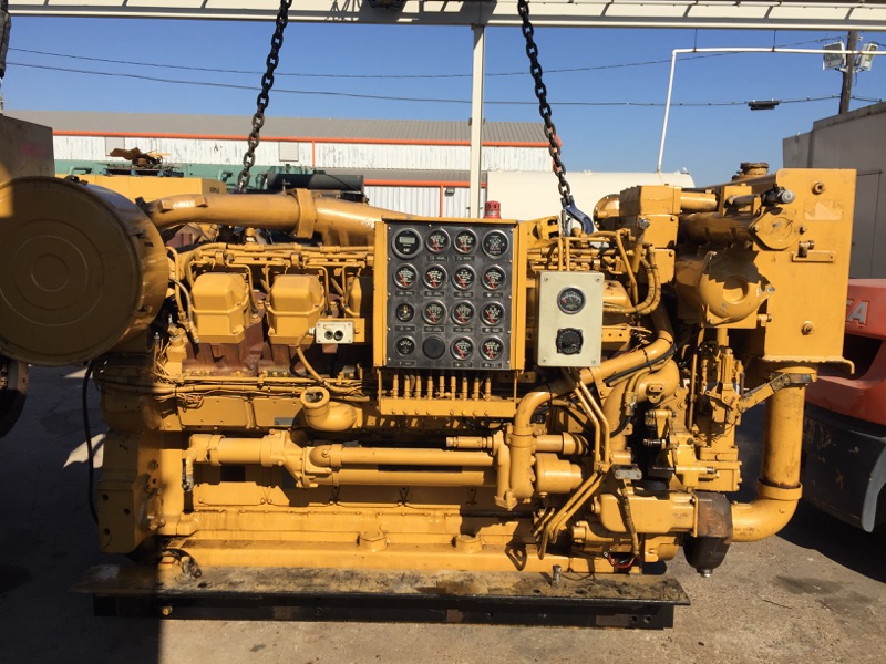 High Hour Runner Caterpillar 3512 DITA 1175HP Diesel  Marine Engine Item-15031 1